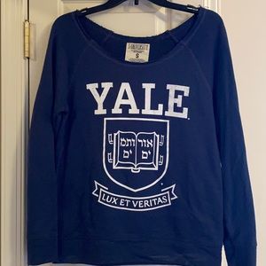 Delias Navy Yale University Crew Neck Sweater